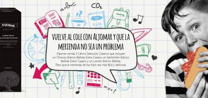 banner sorteo vuelta al cole Aljomar